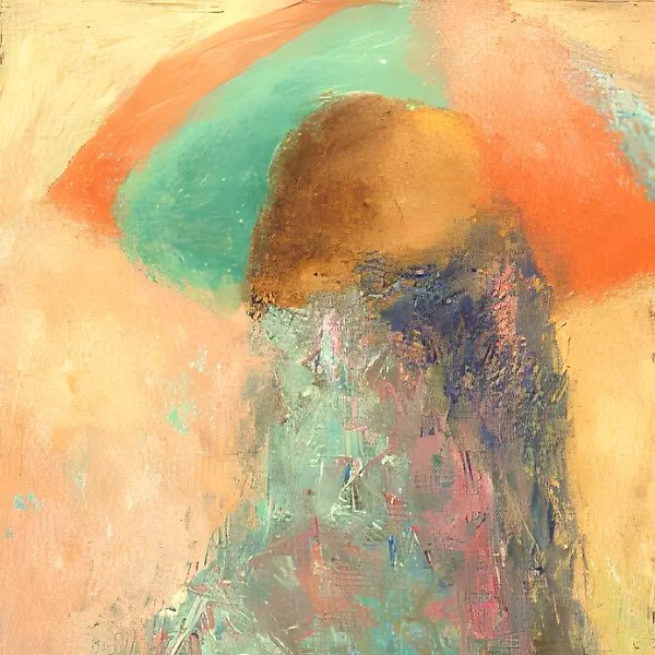Под зонтиком, 1990, холст, масло, 140х105 Собственность галереи "СТАНБЕТ". Москва