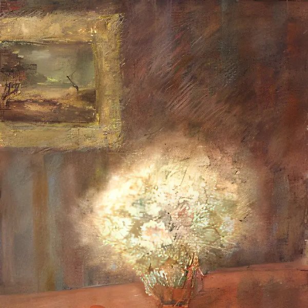 Still Life with a Red Ball, 1983, paper, mixed technique, 55x47. Author`s property