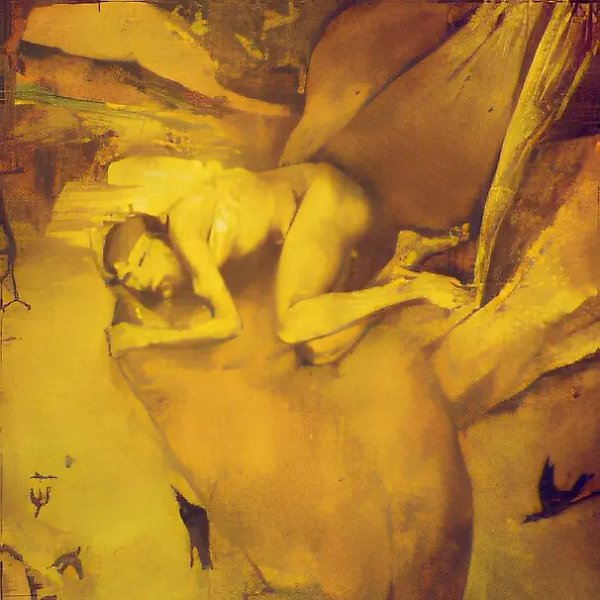 Вольган "Вольган", 1990, холст, масло, 175х125 Собственность галереи "Арта" $ 5000