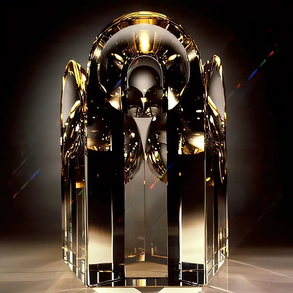 Saviour, 1990, optical glass, polishing, 250x200x200 Property of "Art Modern" Gallery