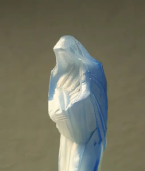 寂静,1990年,玻璃,模具吹制,高56厘米,作者所有