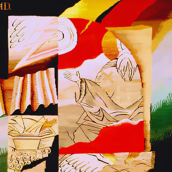 Профрескан Феофана Грека, 1992, гобелен, 240х220 Галерея "Раиса". Эрфурт