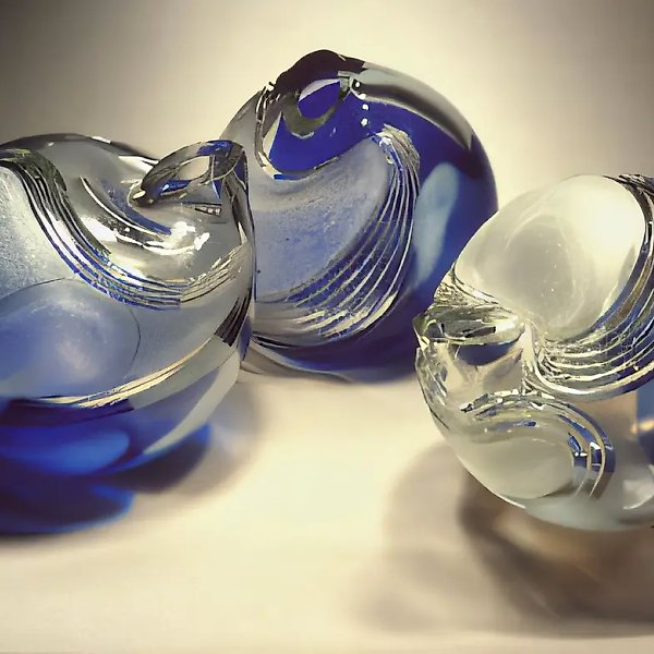 Element, 1979, glass, free-blown technique, height 35. Property of the Ministry of Culture of Russia