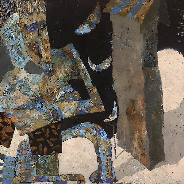 感动挑衅者之舞，1992年，油画，120×120厘米