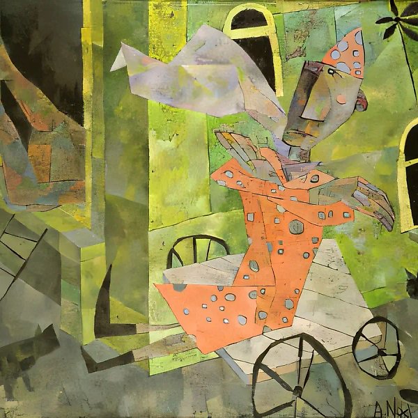 约会，1996年，布面油画，120×150