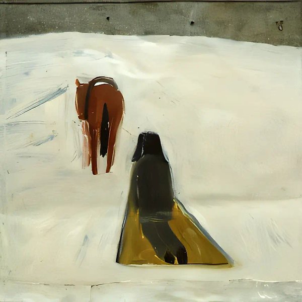 Зима, 1991, железо, масло, 50х70 Собственность галереи Ларса Бумана.
Стокгольм.