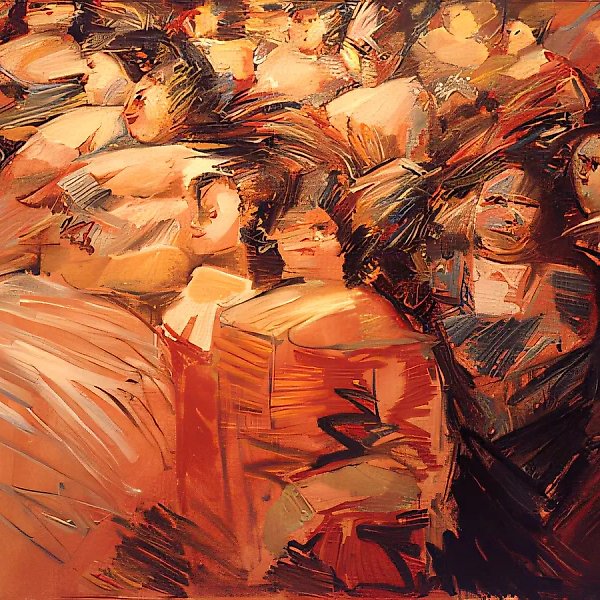 Premiere, 1988, canvas, oil, 90x100 Property of "Moscow palette" Gallery