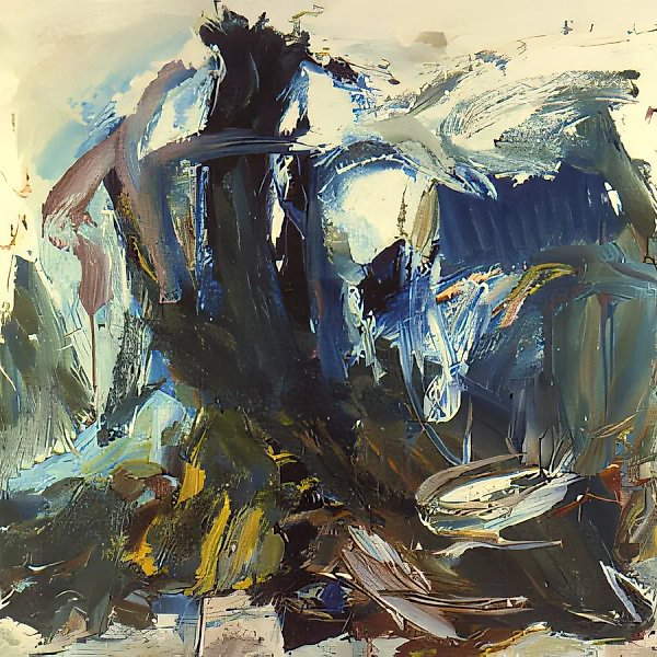 Parable, 1990, canvas, oil, 96x106. Property of «Moscow Palette» Gallery. Moscow