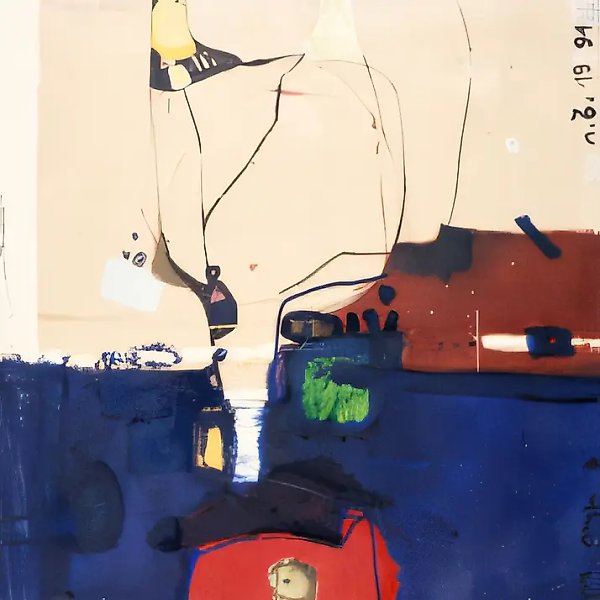Satellite, 1991, canvas, oil, 125x100