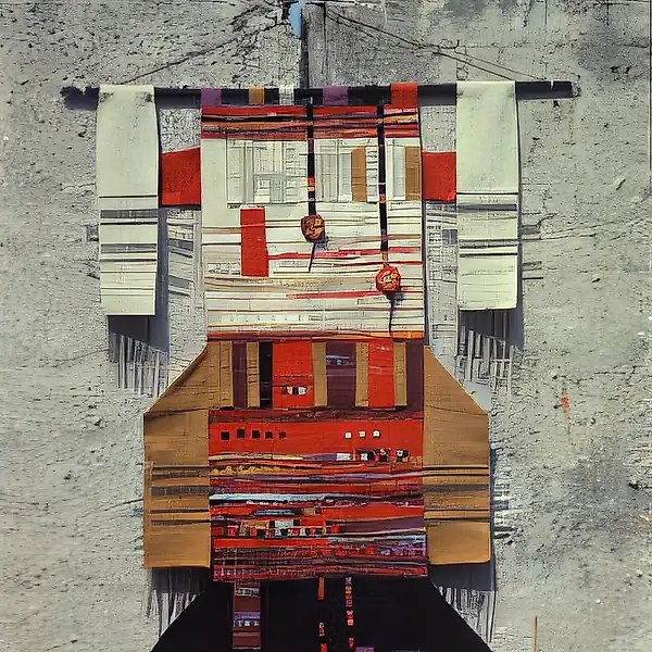 Макошь, 1991, ручное ткачество, 210х140 Работа находится во Всероссийском музее декоративно-прикладного и народного искусства. Москва