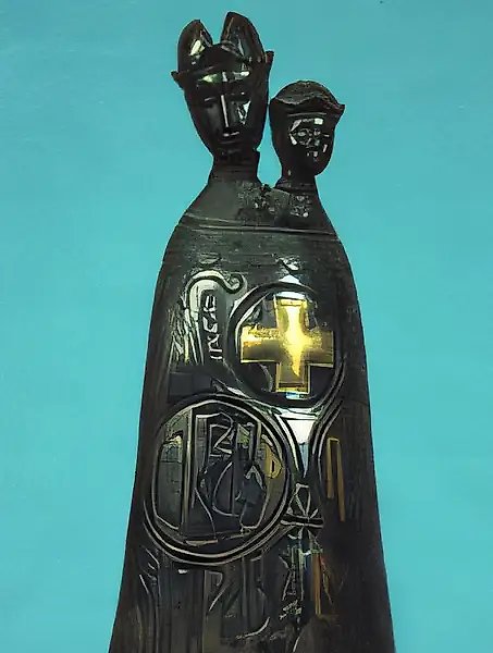 Mother of God Adds to Reason, 1990, steel, 55x25x28 Property of "Art Modern" Gallery. Moscow.