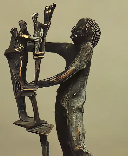 Llik Ungal, 1983, bronze, 33x20x12