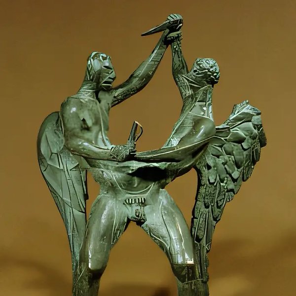 Siamese Twins, 1996, bronze, H=40 cm