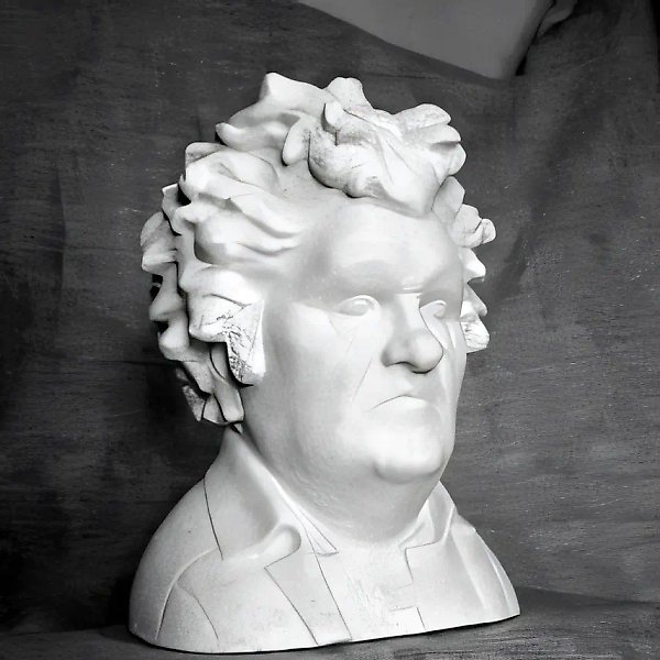 Dandelion, 1990, marble, H=60 cm