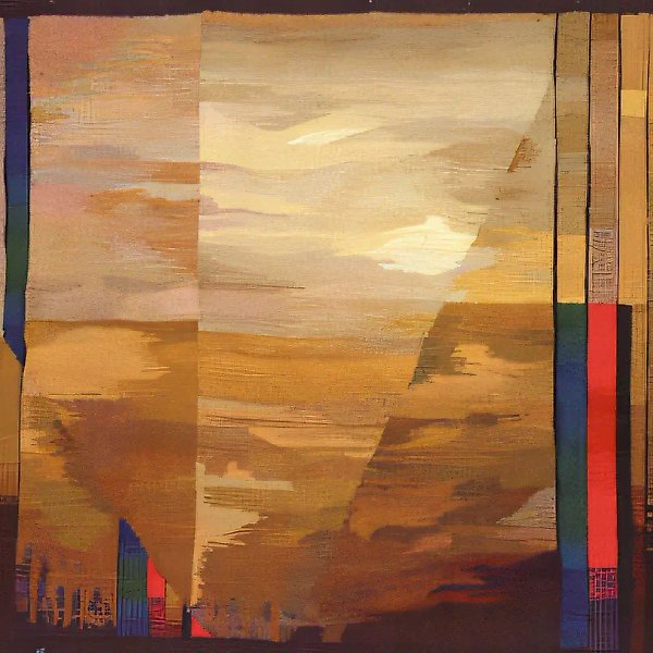 黄色星球，1992年，手工编织，羊毛，亚麻，76x114，艺术家所有