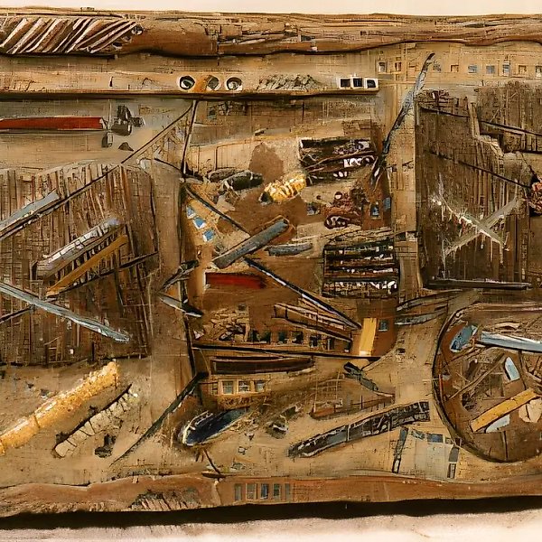 Experiment No.3 (Series "Micro-world"), 1987, chamotte, coloured masses, 35x55x6 Property of Altay Territorial museum of Fine and Applied Arts