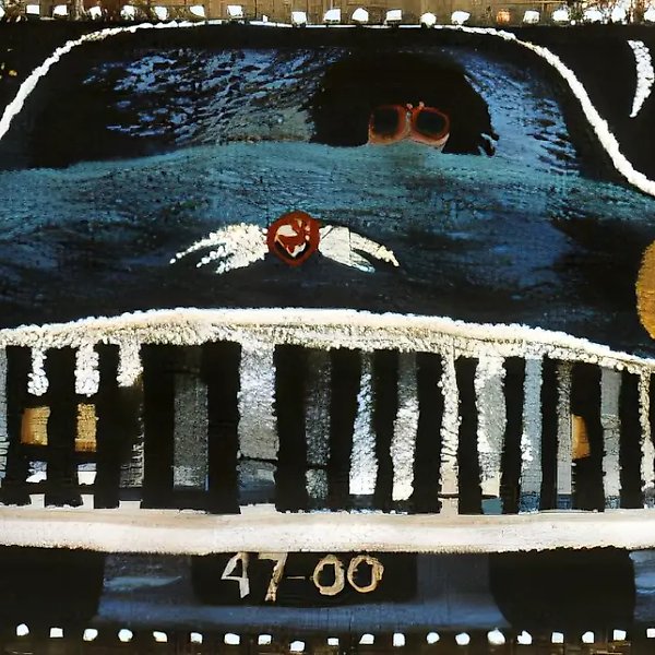 Гобелен с машиной, 1989, гобелен, ручное ткачество, 100х200 Собственность автора