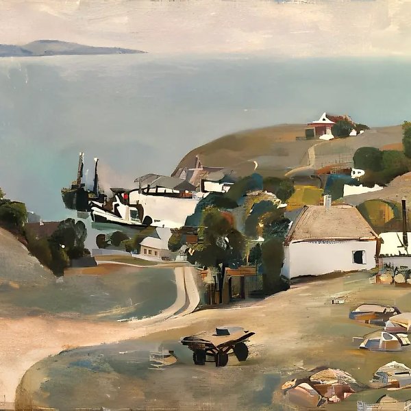 Kazantip bay, 1986, canvas, oil, 65x90 Author`s property
