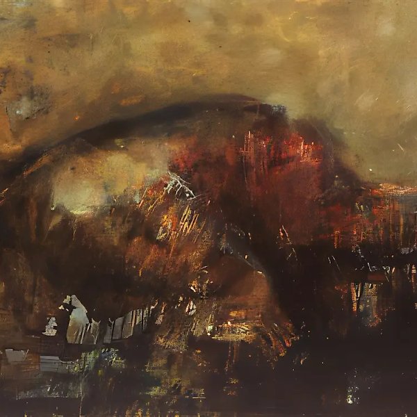 梦境，1992年，布面油画，90×170，作者自藏