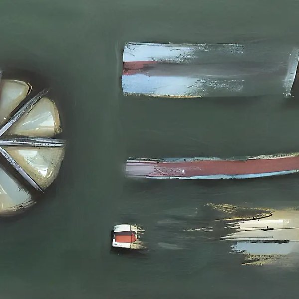 Композиция N4, 1992, бумага, темпера, 50х70