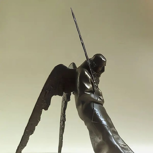 Уставший Танат, 1991, бронза, 36х25х30