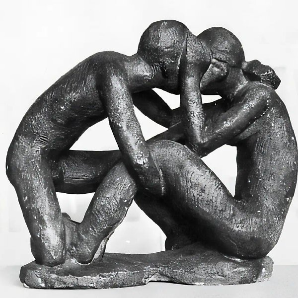 Любовь, 1977, бронза, 25х40х20 Cобственность автора