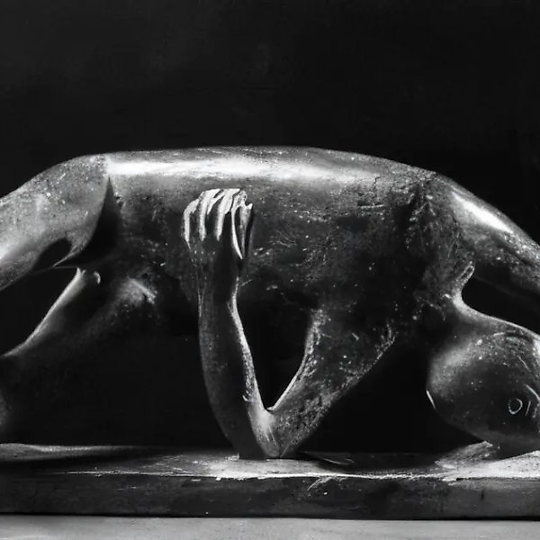 Поверженный, 1974, металл, 25х50х20 Cобственность автора