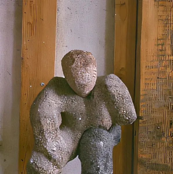 Sculptor, 1983, granite, 45x30x17. Author`s property