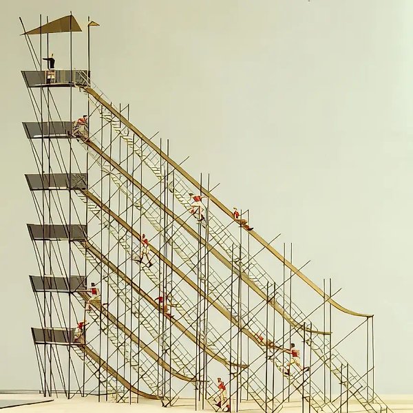 Sportsmen-Parliamentarian`s tribune, 1991, the multi-tier rostrum,