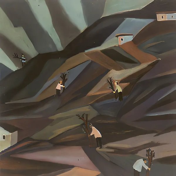 Ту Би Шват, 1992, холст, масло, 110х90 Собственность автора