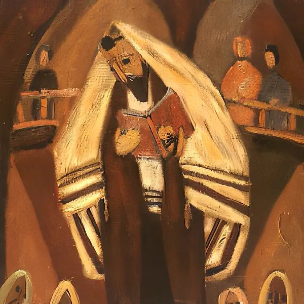 Молитва, 1990, холст, масло, 80х60 Частное собрание, Тель-Авив