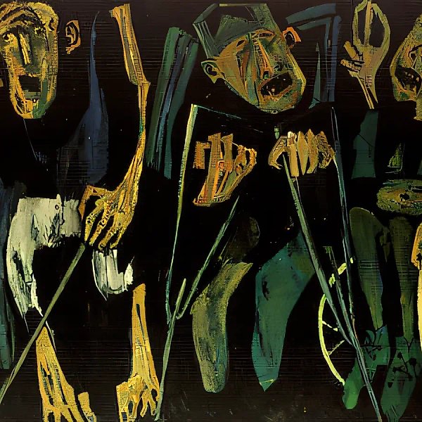 Калеки, 1990, холст, масло, 200х240