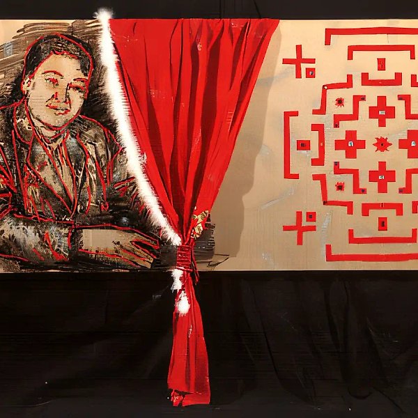 Gold of the Kremlin (diptych), 1991, canvas, mixed technique, 100x200. Collection of «Inkombank»