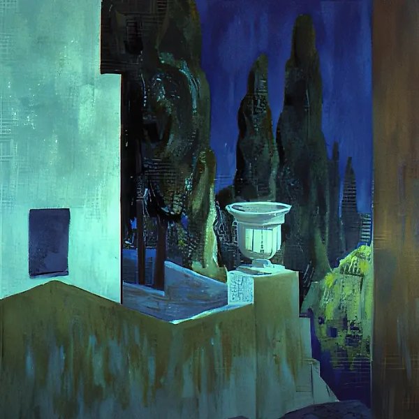 Дом К. Коровина в Гурзуфе, 1990, холст, масло, 70х50 Собственность автора