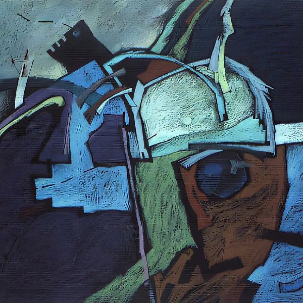 Портрет гражданина, 1990, бумага, масляная пастель, 50х60 Частная коллекция. Дания