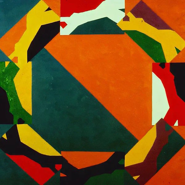 Лето, 1990, холст, масло, 116х116 Собственность Министерства культуры России