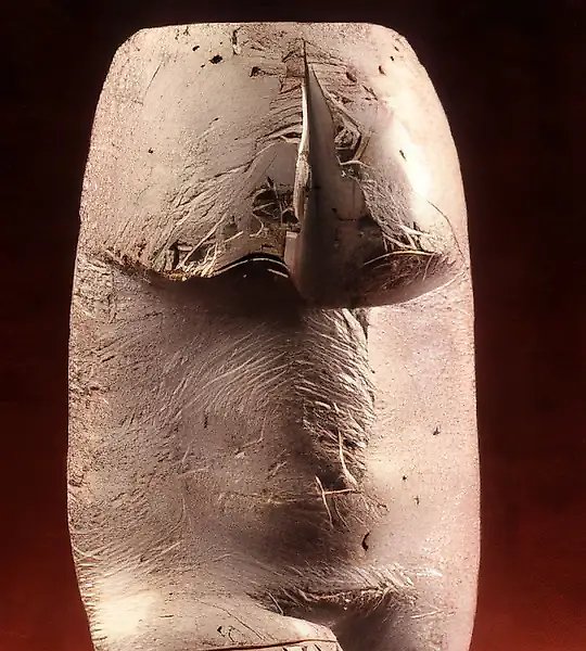 Женский торс, 1993, камень, 31х18х18