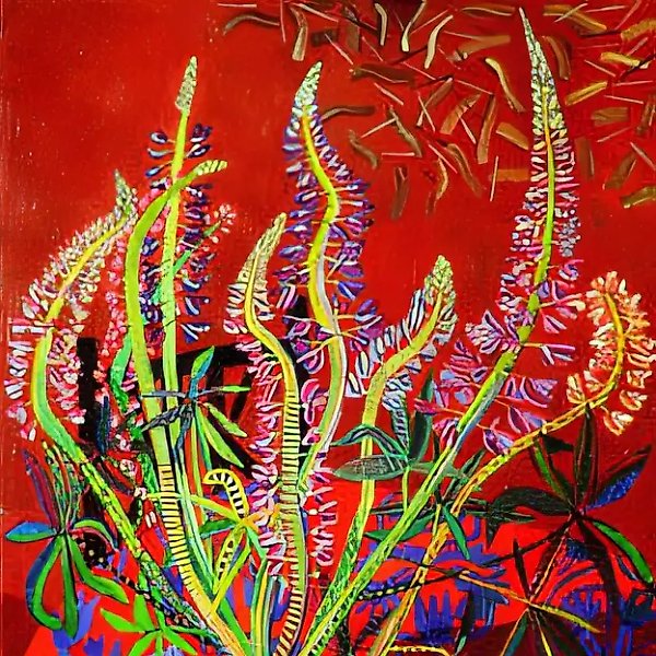 Festive Bouquet, 1990, canvas, oil, 123x88. Author`s property