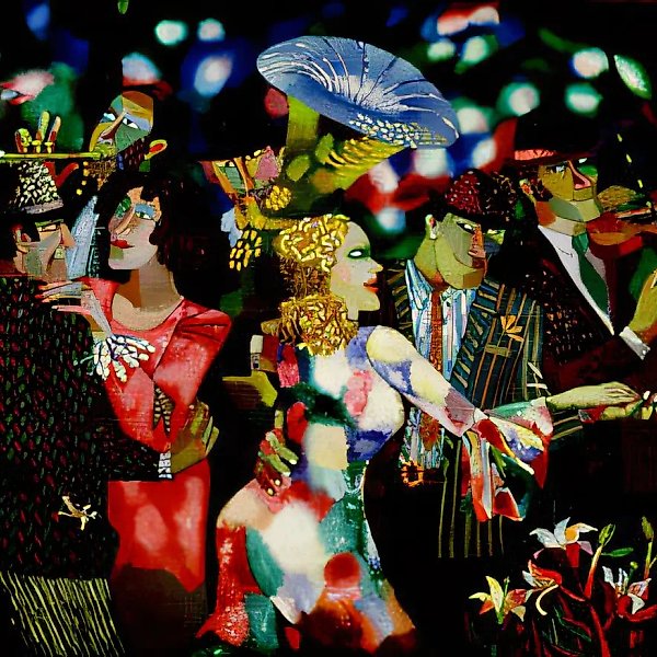 Enchanting Night, 1993, canvas, oil, 120x158. Author`s property