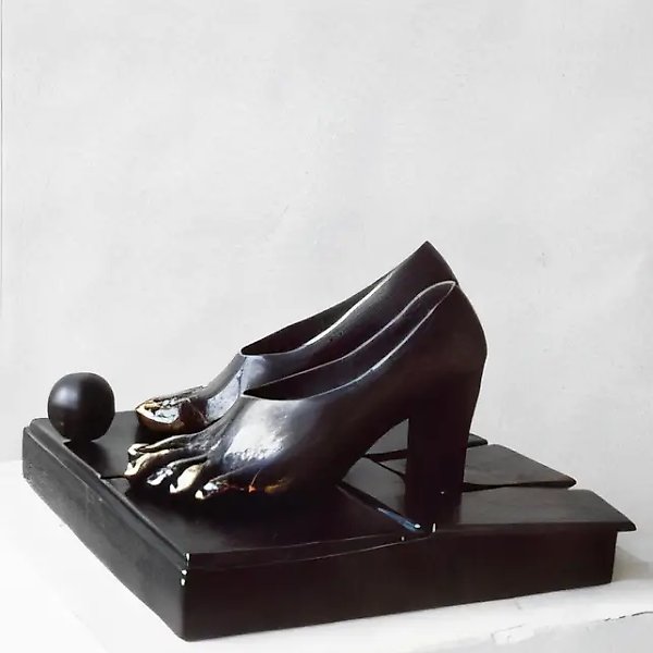 Посвящение Маргаритту, 1993, бронза, 15х30х30 Собственность автора