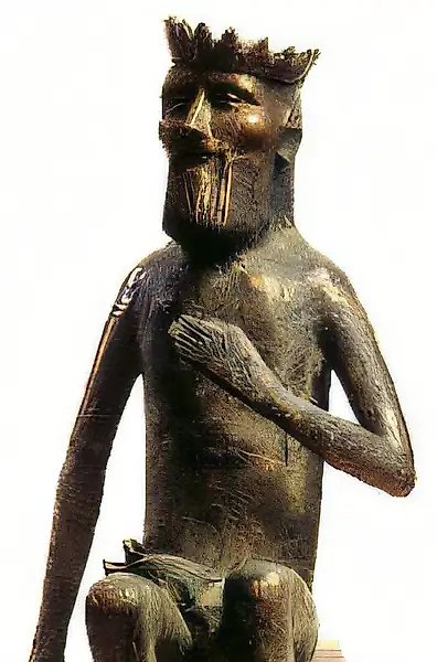 Старый король, 1989, бронза, литье, 45х15х10 Собственность автора c 1993