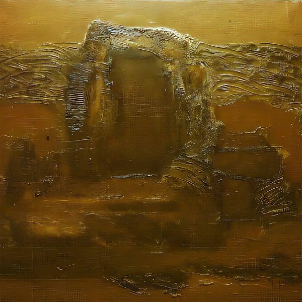 NAUL，1989年、1992年，布面油画，100×100厘米。作者所有。