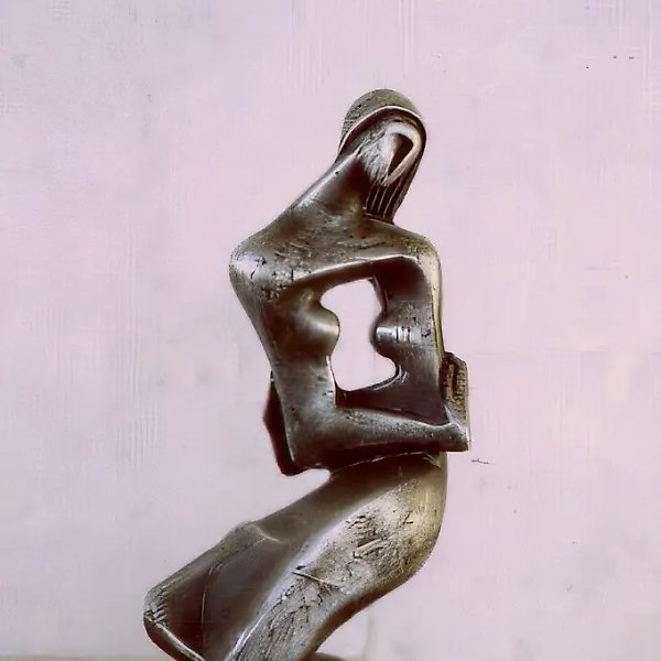 Кротость, 1991, литьё, алюминий, 37х18х10
