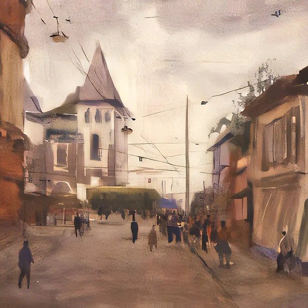 Yaroslavsky Railway Terminal, 1968, paper, water-colour, 71x98. Author`s property