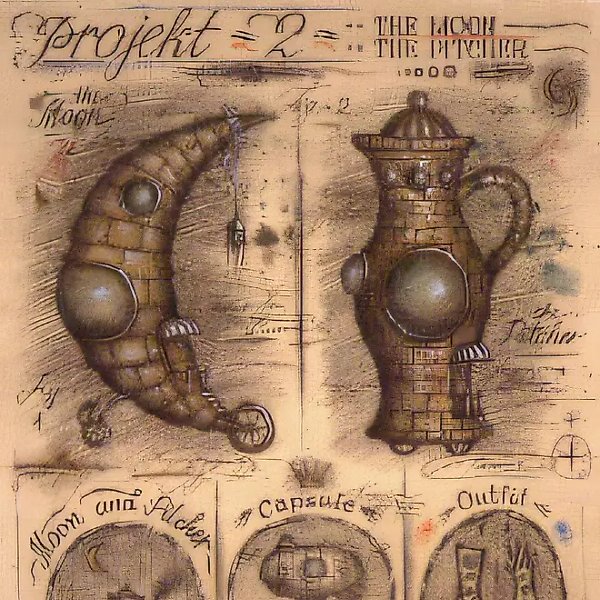 Проект №2, 1992, бумага, тушь, перо, карандаш, акварель, гуашь, 80х60. Калининградская художественная галерея
