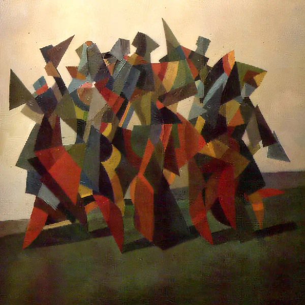 Возвращение, 1993, холст, масло, 110х105. Собственность автора