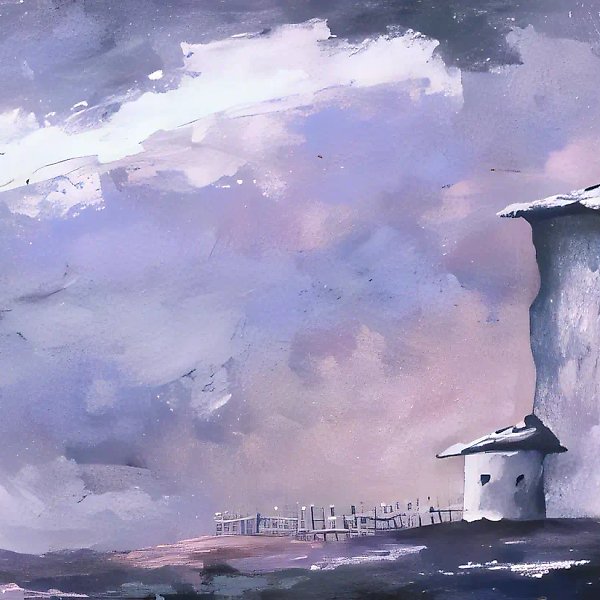 Без названия, 1993, холст, масло, 35x50. Собственность автора