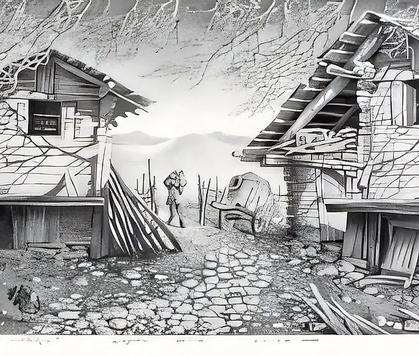 61，1989年，纸本，铅笔，30x74厘米