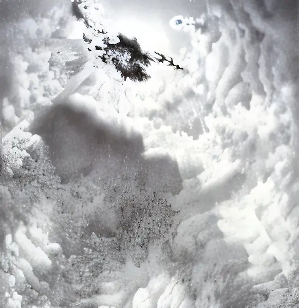 Home. From the series «Clouds», 1993, paper, pencil, 60x40.7. Author`s property