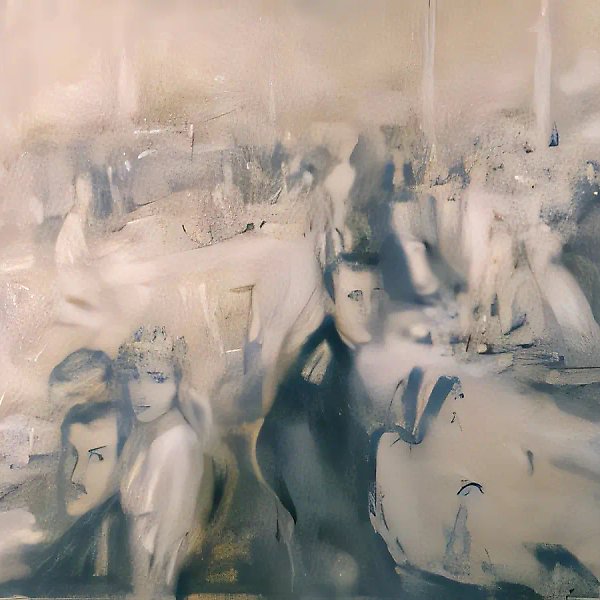Бал, 1990, холст, масло, 140х170. Собственность автора